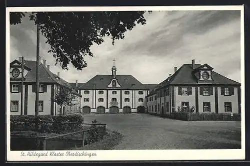 AK Oberdischingen, Blick auf St. Hildegard Kloster