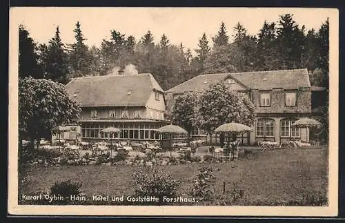 AK Oybin-Hain, Hotel und Gaststätte Forsthaus