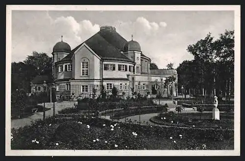 AK Augsburg, Ludwigsbau G. Schmidt im Stadtgarten