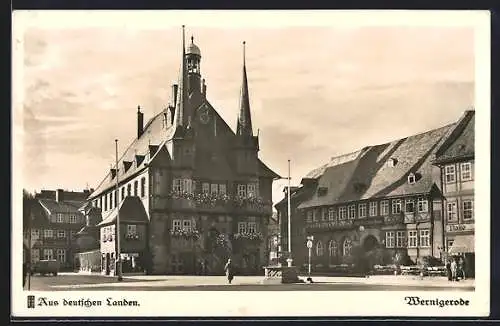 AK Wernigerode /Harz, Das Rathaus