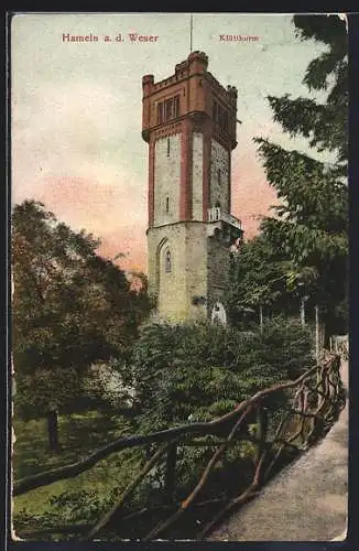 AK Hameln /Weser, Partie am Klütturm