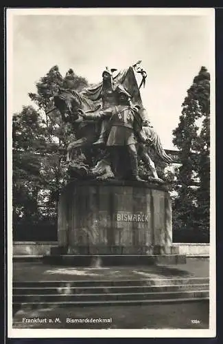 AK Frankfurt, Bismarckdenkmal