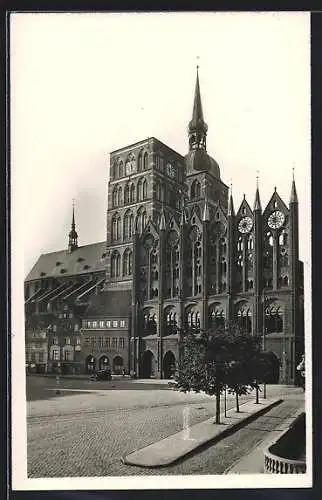 AK Stralsund, Rathaus und Kirche