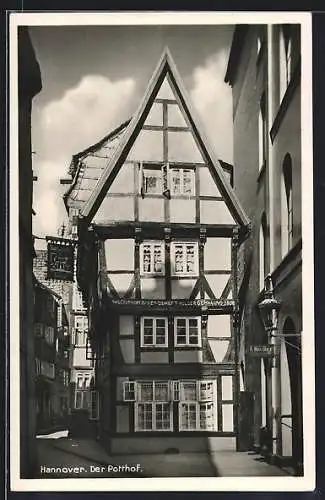 AK Hannover, Der Potthof in der Altstadt