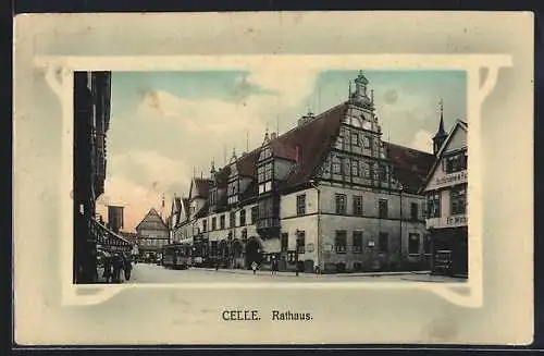 AK Celle, Rathaus und Buchbinderei