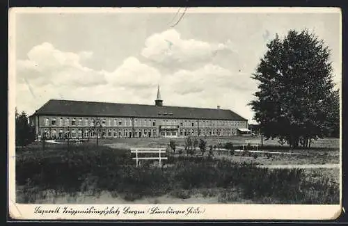 AK Bergen / Lüneburger Heide, Lazarett des Truppenübungsplatzes