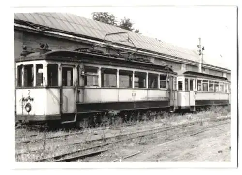 Fotografie Horst Golzsch, Leipzig, Ansicht Strausberg, Strassenbahn-Triebwagen Nr. 3