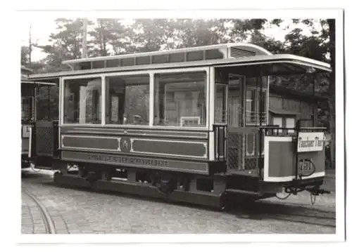 Fotografie Horst Golzsch, Leipzig, Ansicht Leipzig, Strassenbahn-Beiwagen nr. 751