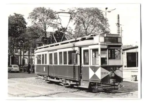 Fotografie Horst Golzsch, Leipzig, Ansicht Berlin, Strassenbahn-Werkstattwagen