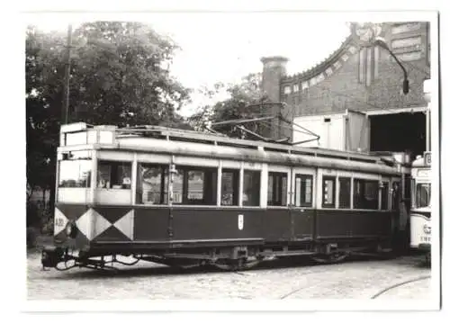 Fotografie Horst Golzsch, Leipzig, Ansicht Berlin, Strassenbahn - Werkstattwagen Nr. A20