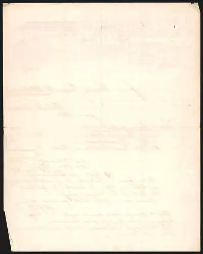 Rechnung Kaiserslautern 1901, Schuster & Müller, Gemischtwaren-Geschäft, Das Geschäftsgelände und eine Messe-Medaille