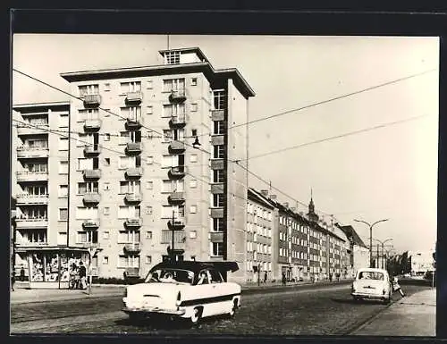 AK Brandenburg /Havel, Strassenpartie Friedenstrasse