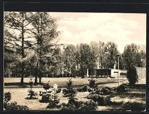 AK Luckenwalde, HO-Cafe im Stadtpark