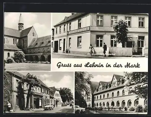 AK Lehnin /Mark, Kloster, Friedenstrasse, Gasthaus Klosterhof