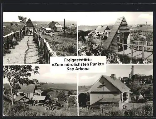 AK Rügen, Gasthaus Zum nördlichen Punkt am Kap Arkona