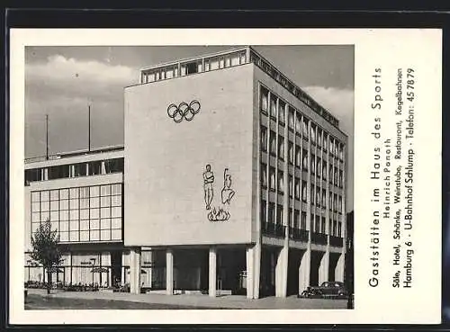 AK Hamburg-Eimsbüttel, Gaststätte am Haus des Sports