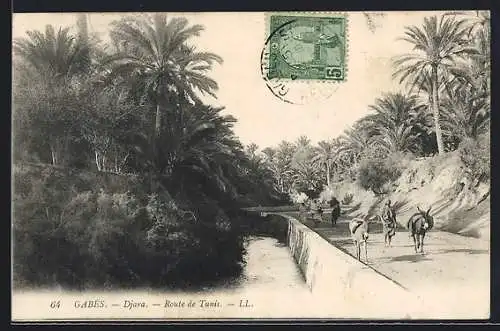 AK Gabès, Djara, Route de Tunis