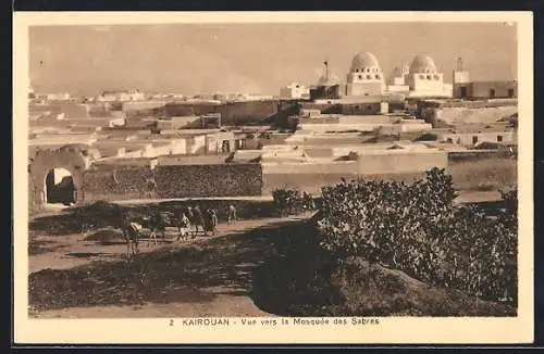 AK Kairouan, Vue vers la Mosquée des Sabres