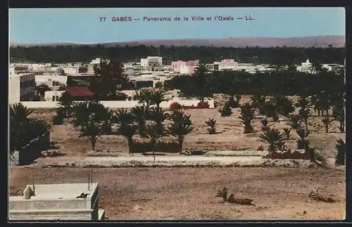 AK Gabès, Panorama de la ville et l`Oasis