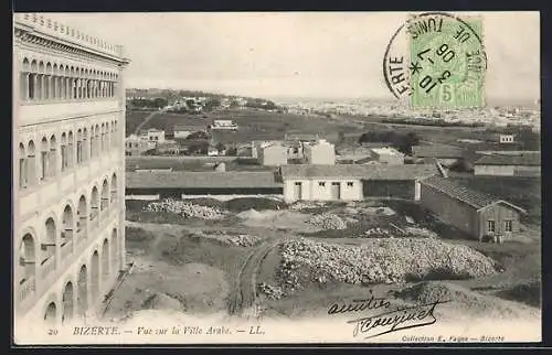 AK Bizerte, Vue sur la Ville Arabe