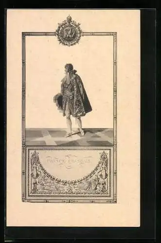 Künstler-AK Napoleon in königlicher Garderobe, Prince Francais