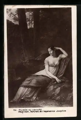 Künstler-AK Portrait de l`Impératrice Joséphine, Prud`Hon