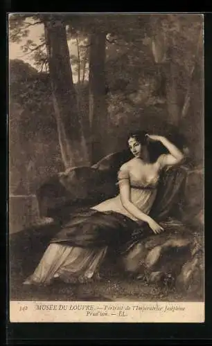 Künstler-AK Portriat de l`Impératrice Joséphine, Prud`hon