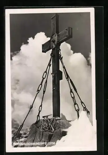 AK Das Gipfelkreuz auf dem Grossglockner