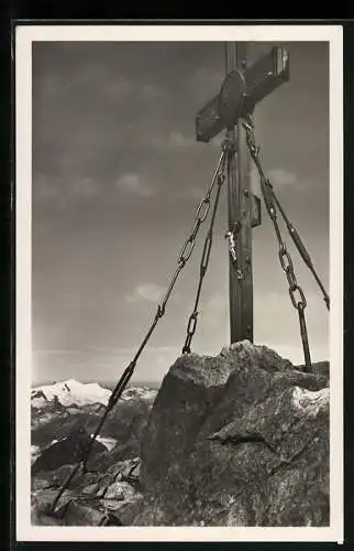 AK Das Gipfelkreuz des Grossglockner