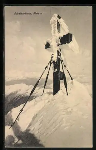 AK Gipfelkreuz auf dem Glockner