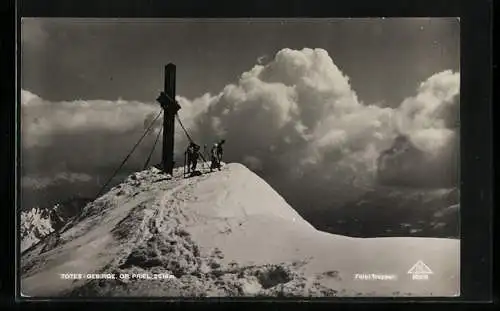 AK Totes Gebirge, Gr. Priel, Gipfelkreuz