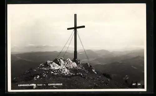 AK Das Gipfelkreuz auf der Gemeindealpe