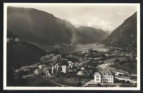 AK Odda, Blick auf den Hardangerfjord