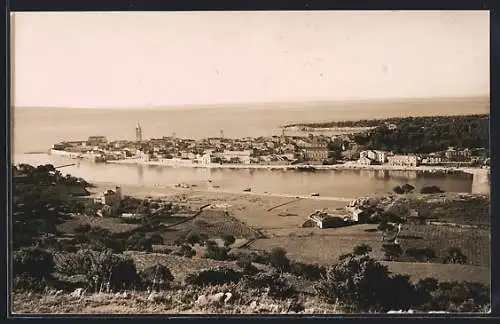 AK Rab (Arbe), Panoramaansicht des Ortes