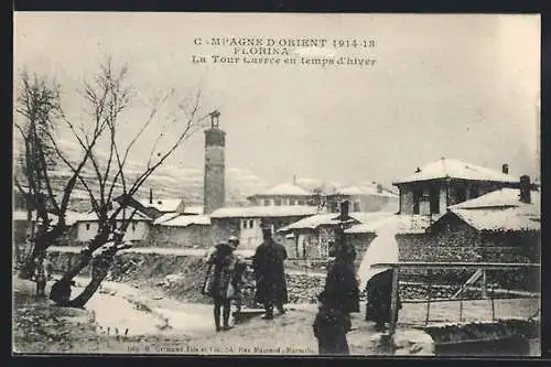 AK Florina, La Tour Carree en temps d`hiver