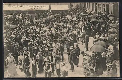 AK Echternach, Procession dansante, les amateurs