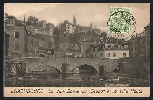 AK Luxembourg, La Ville Vasse du Grund et la Ville Haute