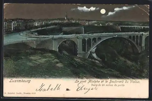 AK Luxembourg, Le pont Adolphe et le Boulevard du Viaduc