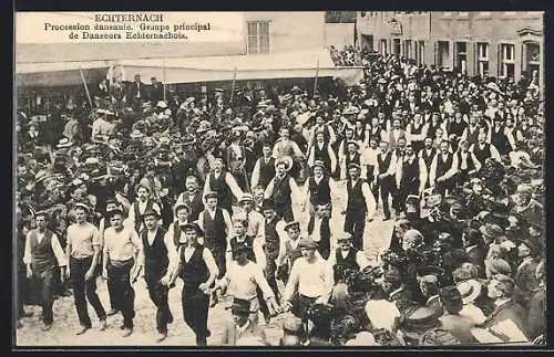 AK Echternach, Procession dansante, Groupe principal de Danseurs Echternachois