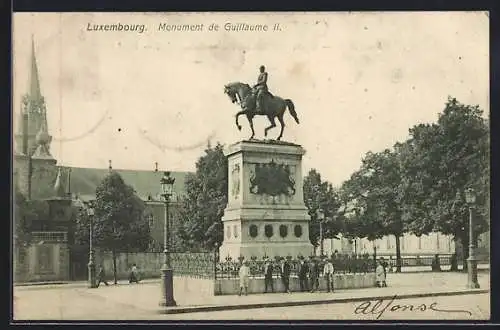 AK Luxembourg, Monument de Guillaume II.