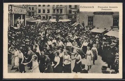 AK Echternach, Procession dansante, Danseuses