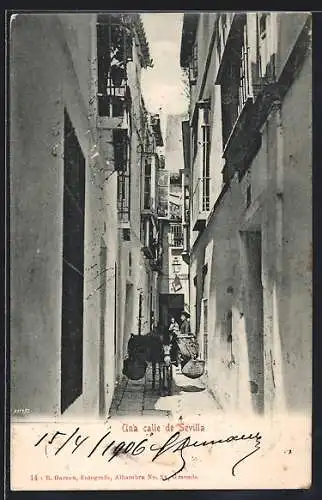 AK Sevilla, Un calle de Sevilla