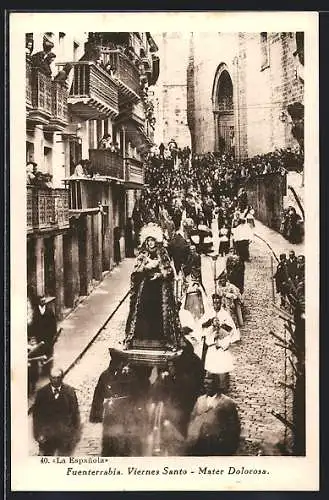 AK Fuenterrabia, Viernes Santo, Mater Dolorosa