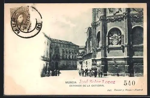 AK Murcia, Exterior de la Catedral