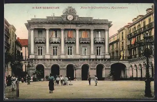 AK San Sebastian, Plaza de la Constitucion y Ayuntamiento