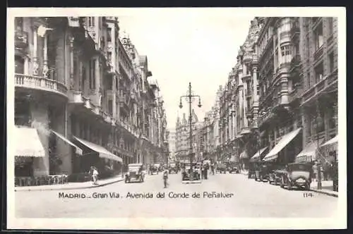 AK Madrid, Gran Via, Avenida del Conde de Penalver