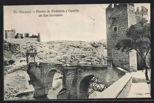 AK Toledo, Puente de Alcántara y Castillo de San Servando