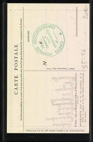 Künstler-AK Rocamadour, Teilansicht der Ortschaft, Wappen