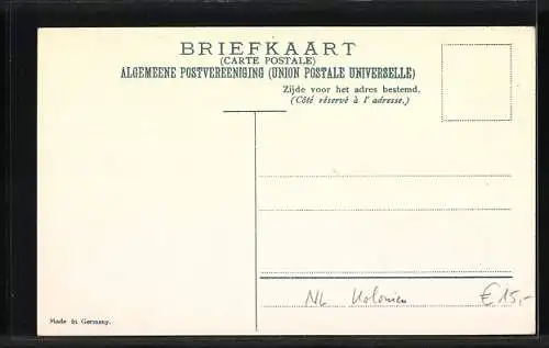 AK Verschiedene Briefmarken und Wappen von Niederländisch-Indien mit Landkarte