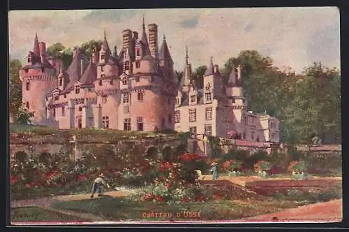 Künstler-AK Ussé /Indre-et-Loire, Le Chateau